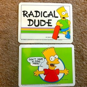 Vintage 1990 The Simpsons (Signs)